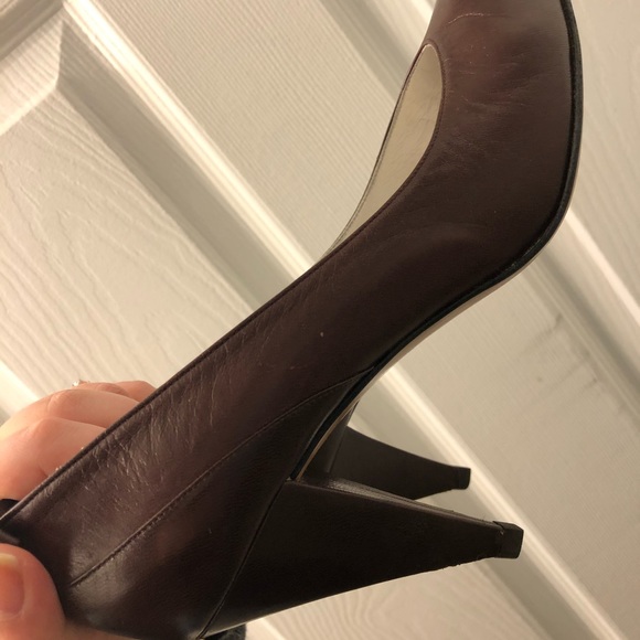 Vintage Christian Dior brown leather heels - Picture 6 of 16